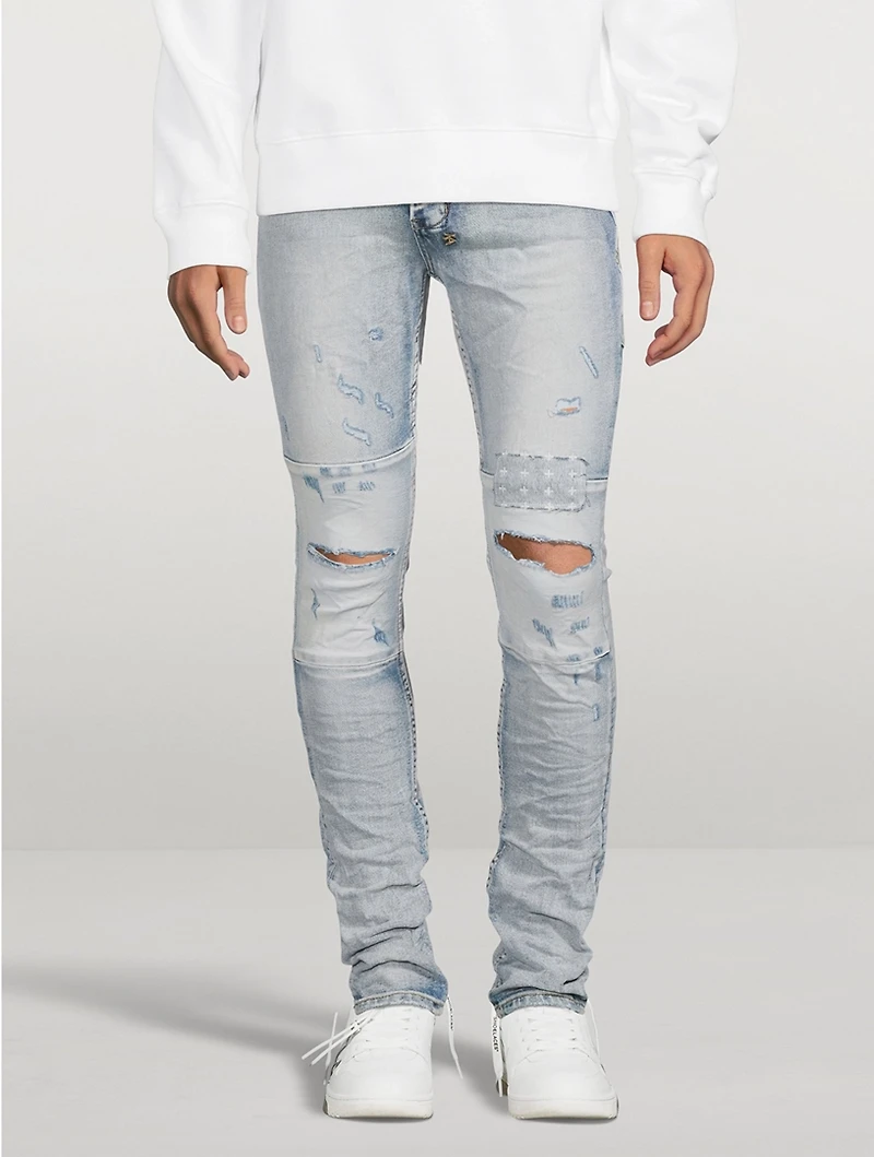 Van Winkle 2 Tone Skinny Jeans
