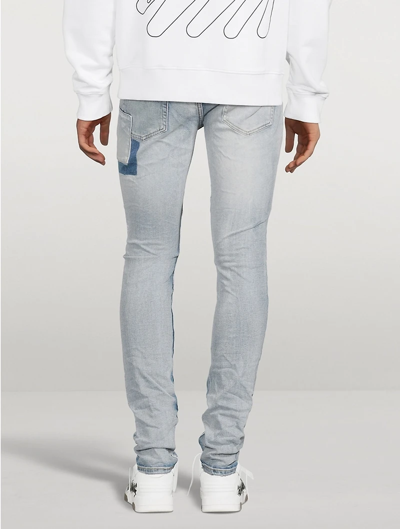 Van Winkle 2 Tone Skinny Jeans