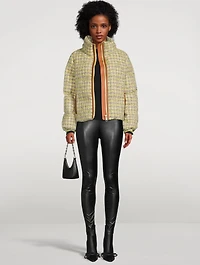 Kensington Tweed Down Puffer Jacket