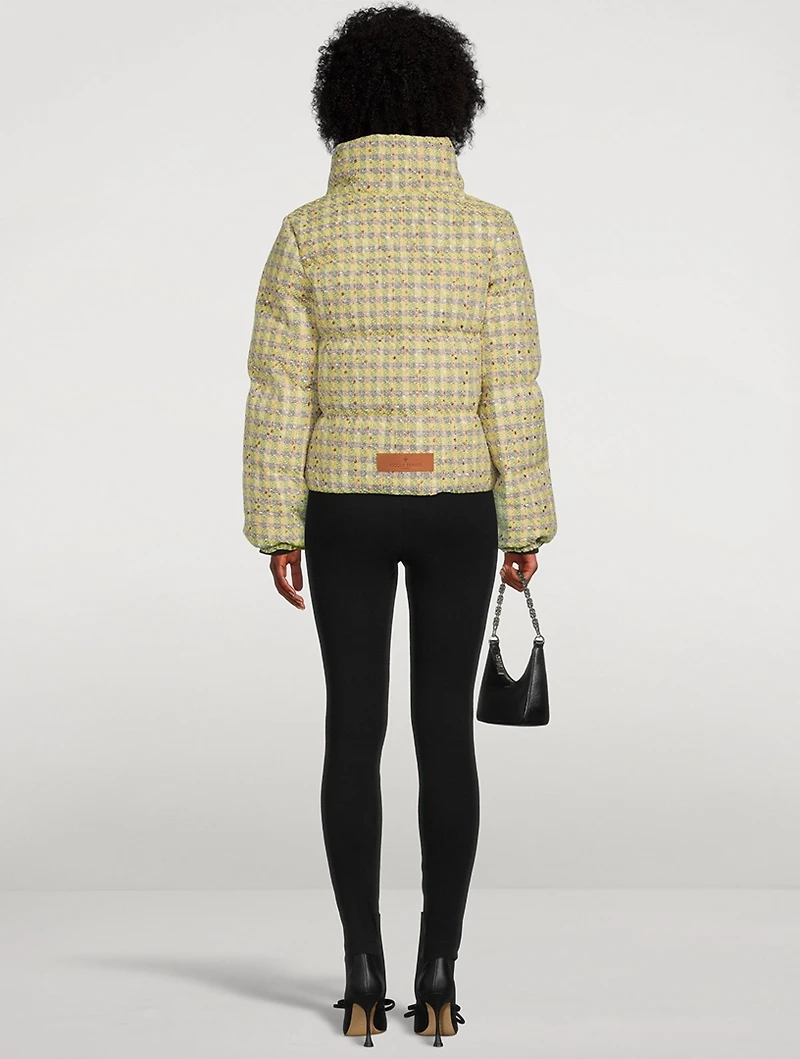 Kensington Tweed Down Puffer Jacket