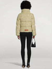 Kensington Tweed Down Puffer Jacket