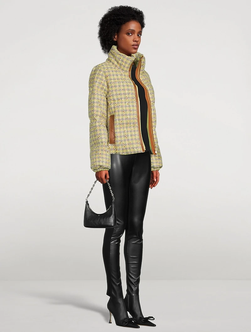 Kensington Tweed Down Puffer Jacket
