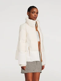 Lexington Tweed Down Puffer Jacket