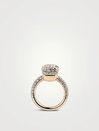 Nudo Classic Solitaire Ring With Diamonds