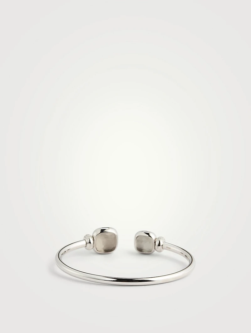 Nudo Gold Bracelet With White Topaz And Diamonds