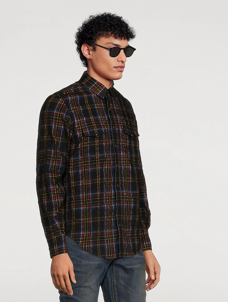 SL 549 Slim Round Sunglasses