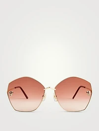 Panthère De Cartier Round Sunglasses