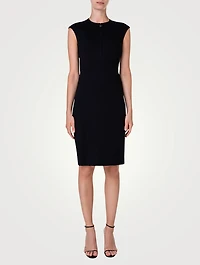 Techno Jersey Sheath Dress