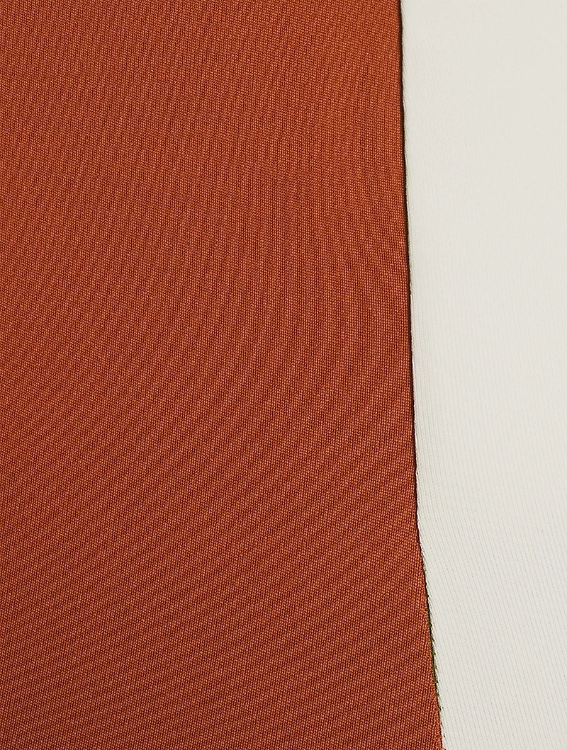 Split-Hem Ponte Leggings