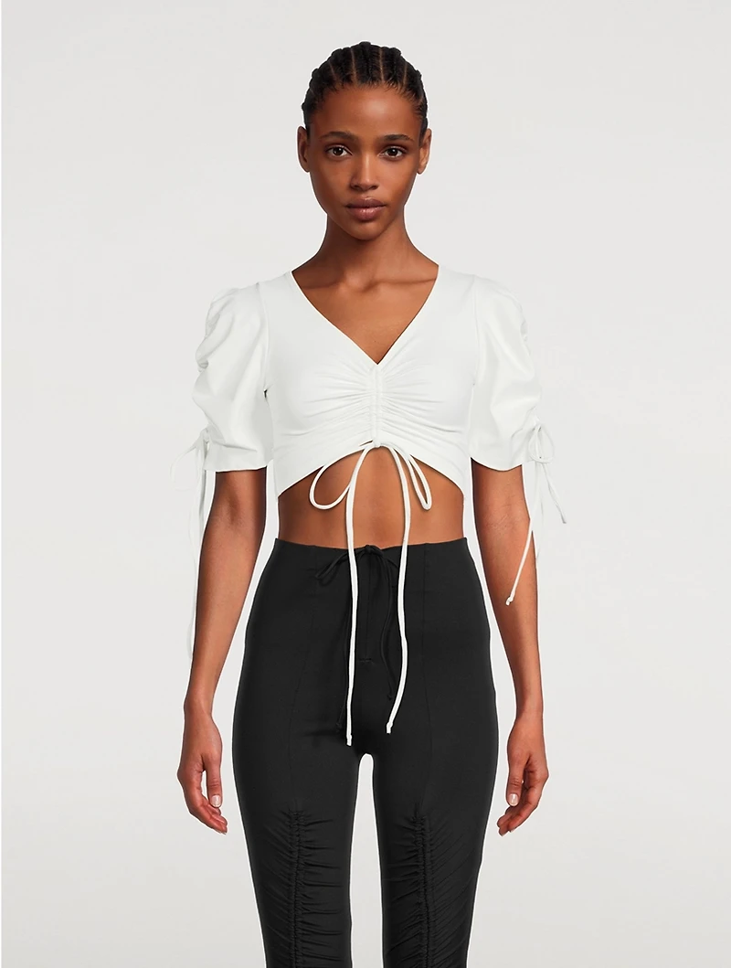 Vero Ruched Crop Top