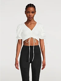 Vero Ruched Crop Top