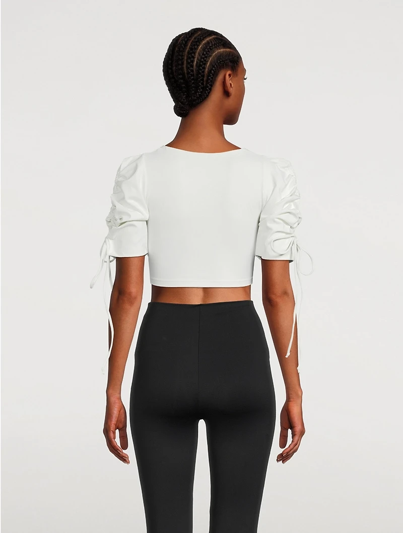 Vero Ruched Crop Top