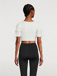 Vero Ruched Crop Top