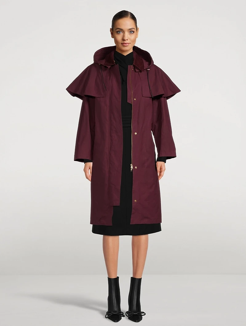 Wilma Waxed Cotton Trench Coat