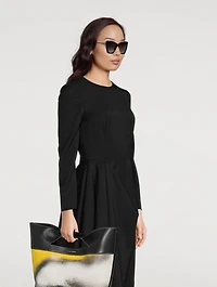 Skull Hinge Cat Eye Sunglasses