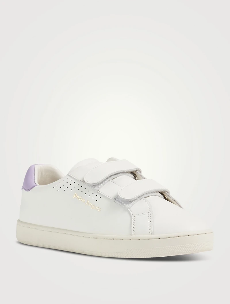 Palm Leather Strap Sneakers