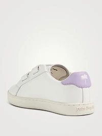 Palm Leather Strap Sneakers