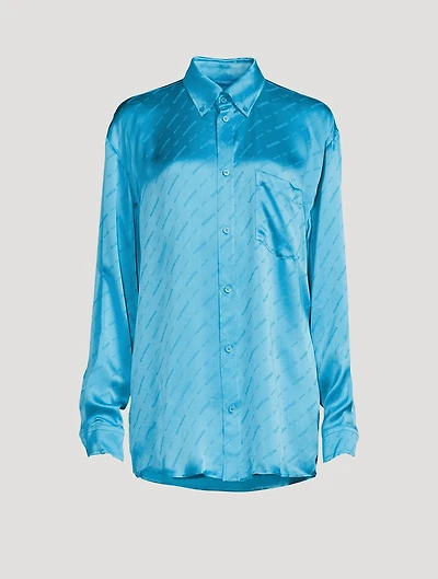 Silk Jacquard Shirt