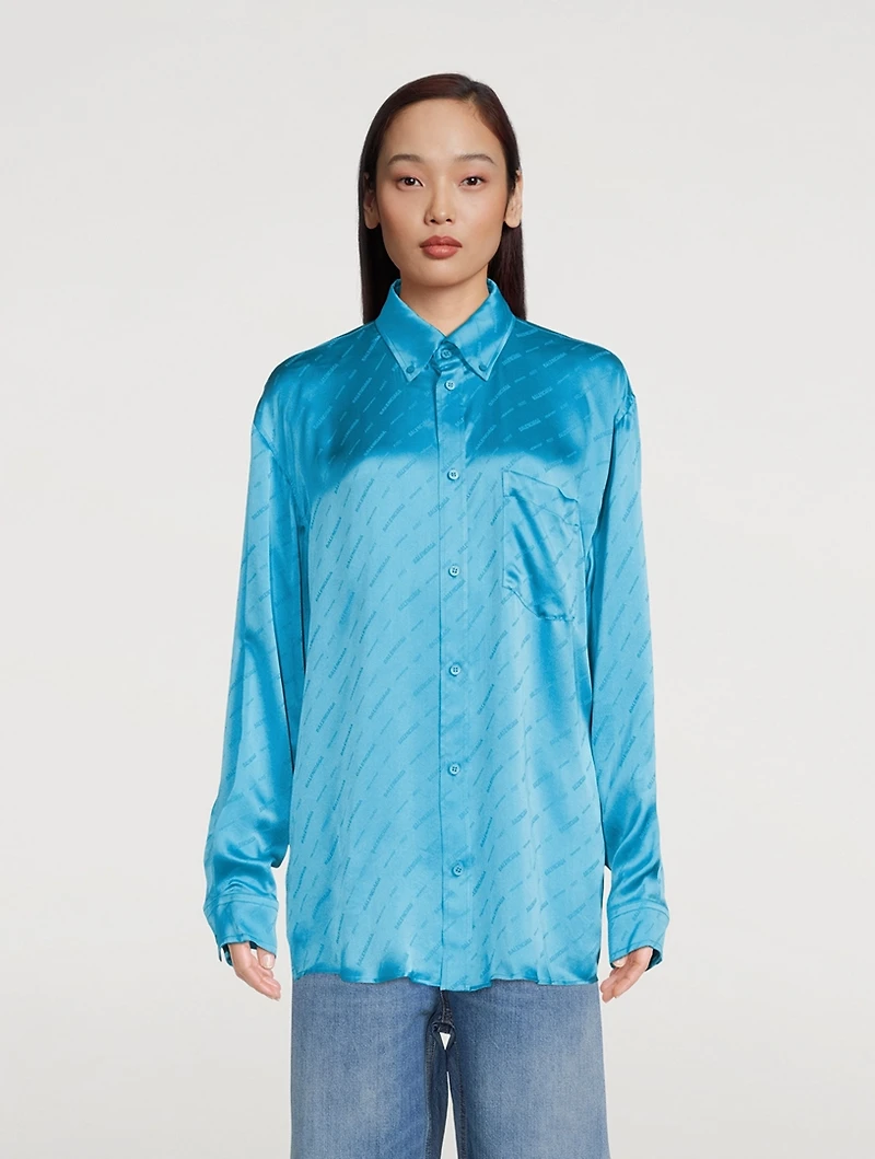 Silk Jacquard Shirt