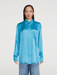 Silk Jacquard Shirt