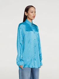 Silk Jacquard Shirt