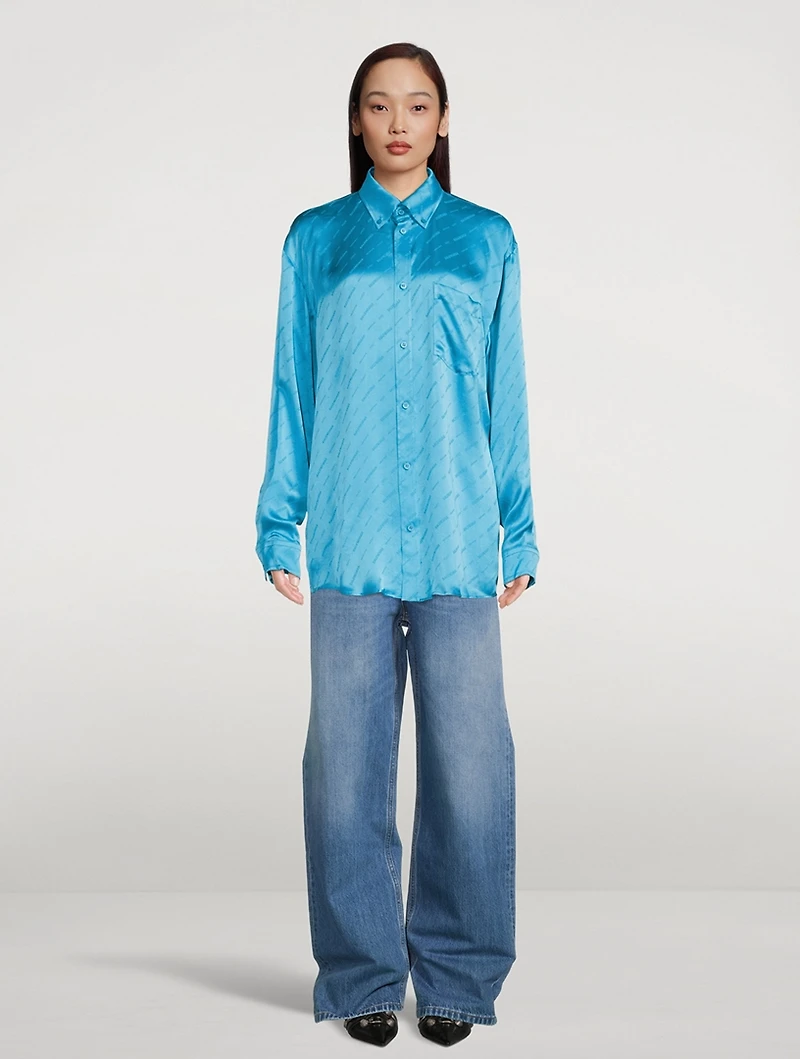 Silk Jacquard Shirt