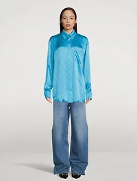 Silk Jacquard Shirt