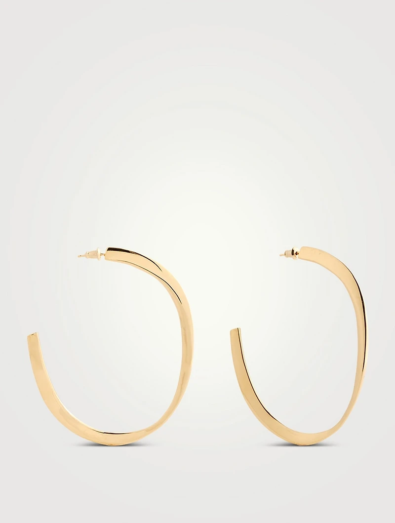 Large Aero Hoop Earrings