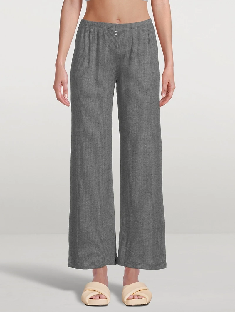 Soleil Ribbed Pajama Pants