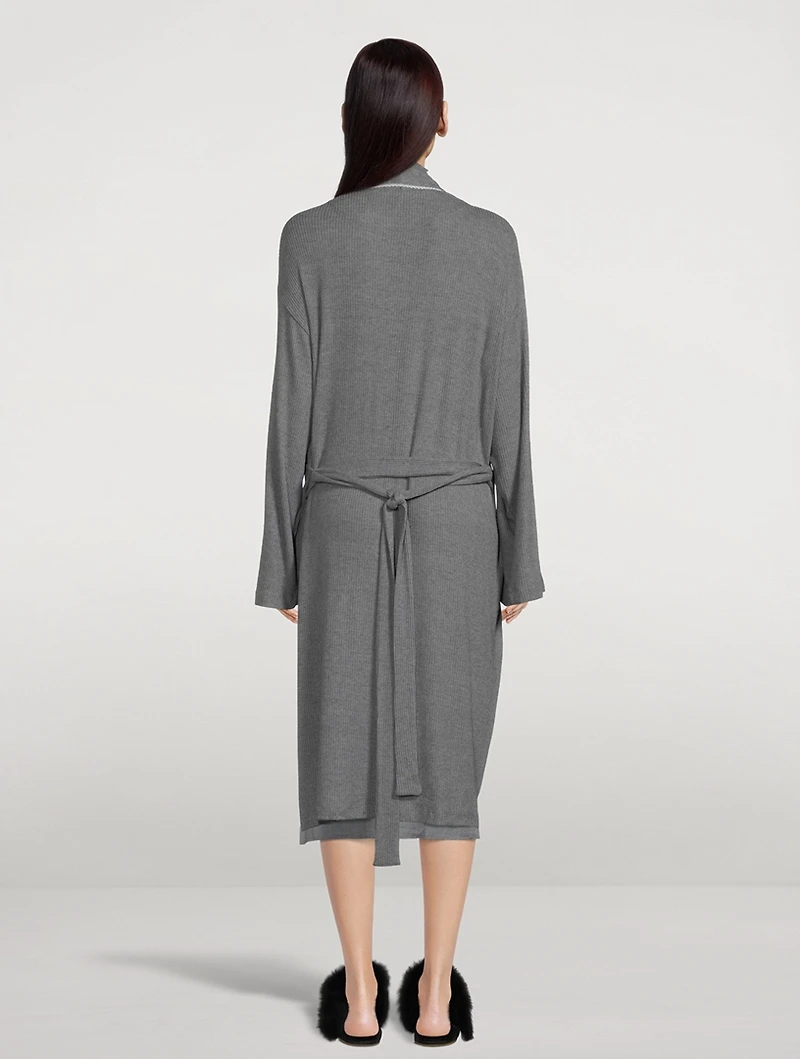 Francesca Ribbed Robe