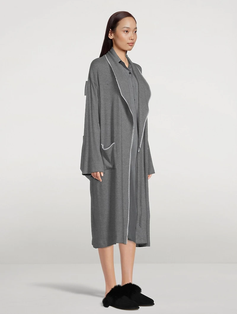 Francesca Ribbed Robe