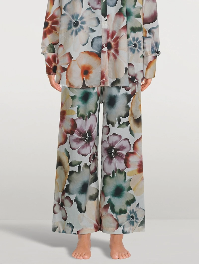 Cavani Cotton Pants Floral Print