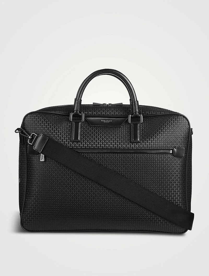 Stepan Leather Slim Briefcase