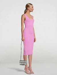 Ottoman Scoopneck Midi Dress