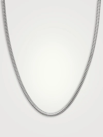 Sterling Silver Snake Chain Necklace