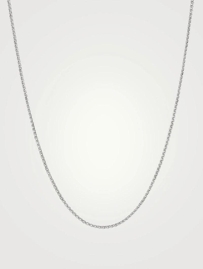 Sterling Silver Spike Chain Necklace