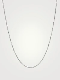 Sterling Silver Spike Chain Necklace