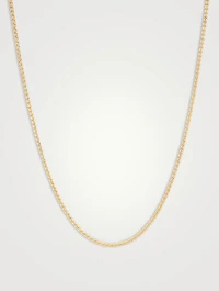 Gold-Plated Spike Chain Necklace