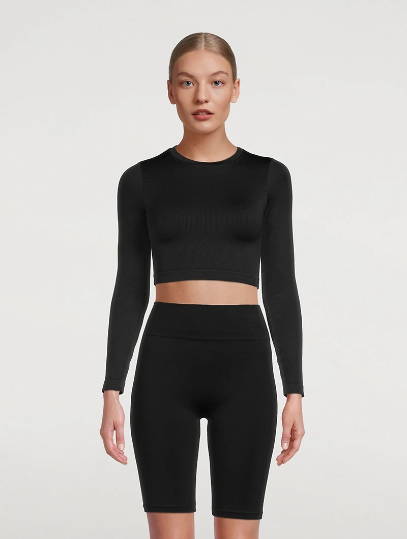 Evoke Ribbed Crop Top