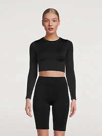 Evoke Ribbed Crop Top