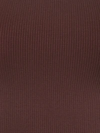 Luminous Ribbed Crop Top