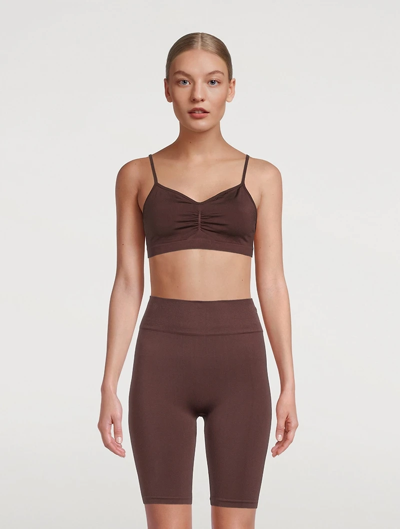 Poise Ruched Crop Top