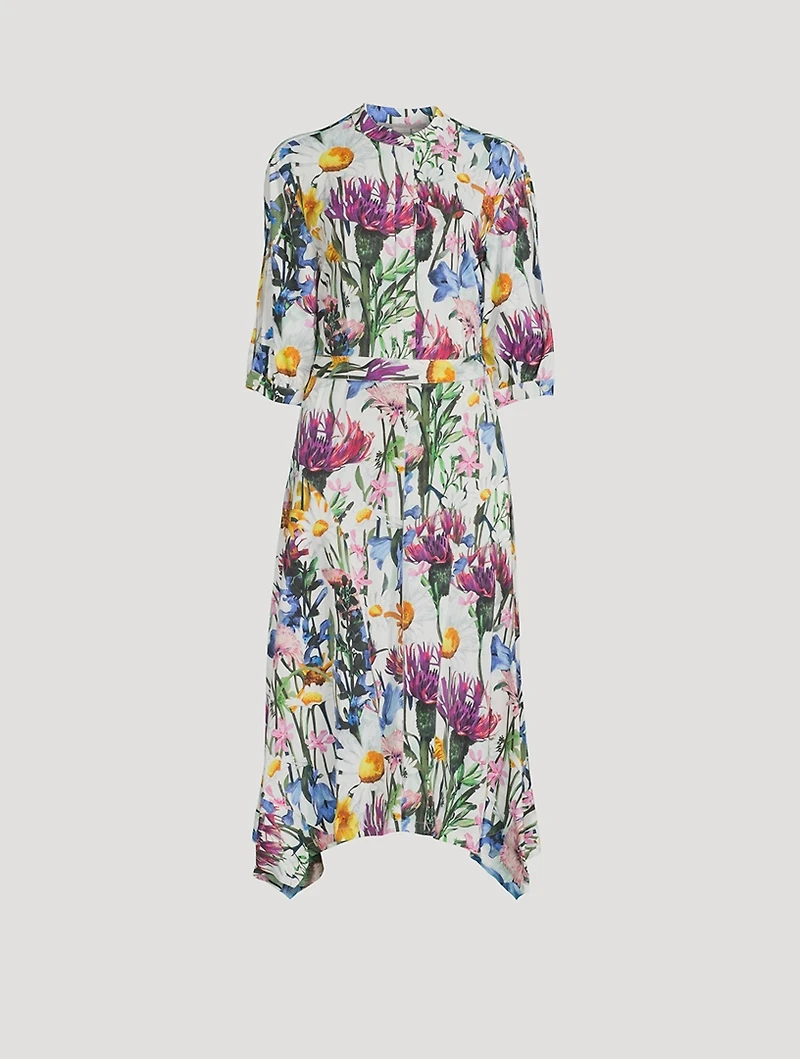 Midi Dress Floral Print