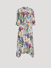 Midi Dress Floral Print
