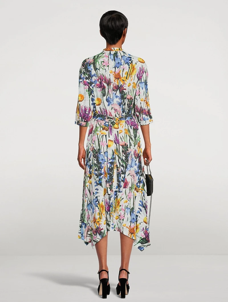 Midi Dress Floral Print
