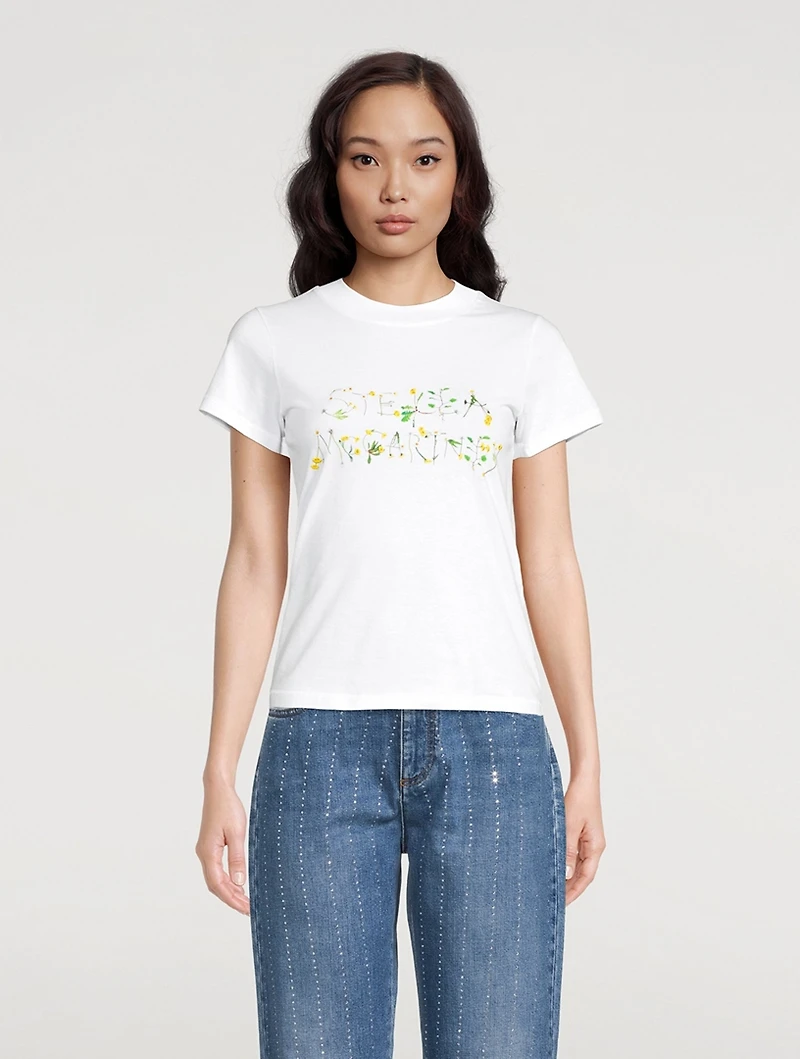 Jersey T-Shirt With Dandelion Logo