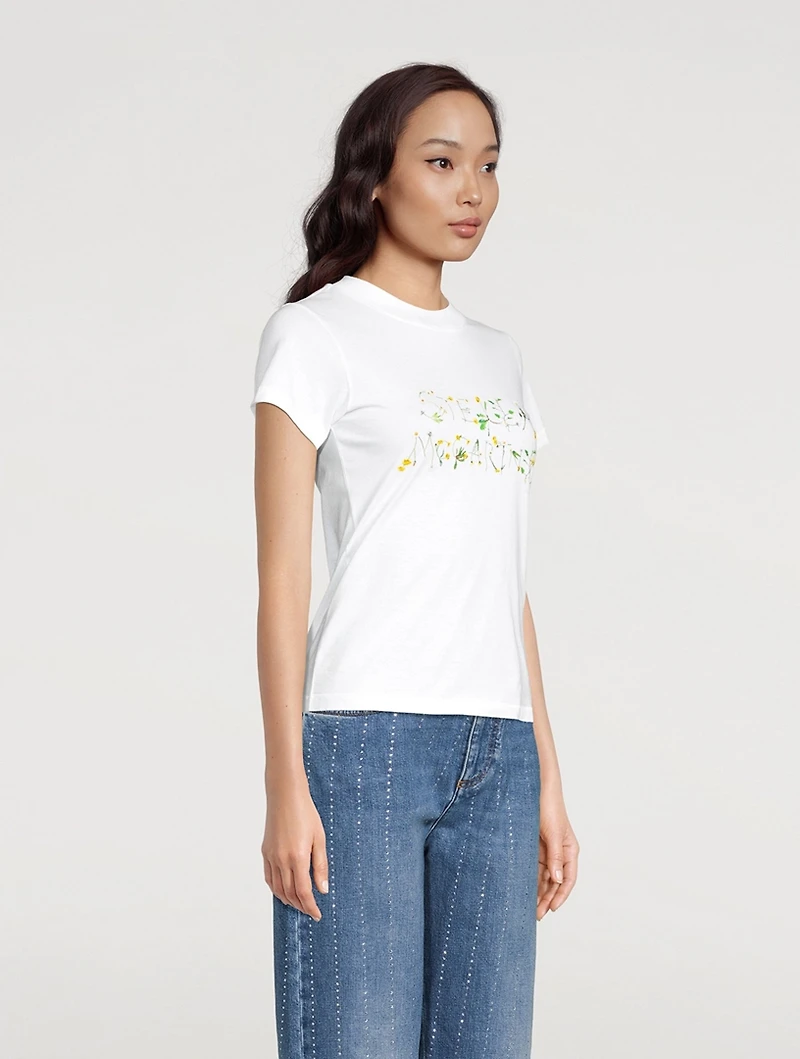 Jersey T-Shirt With Dandelion Logo