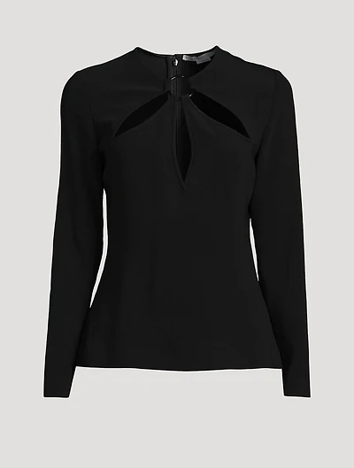 Keyhole Cut-Out Sweater