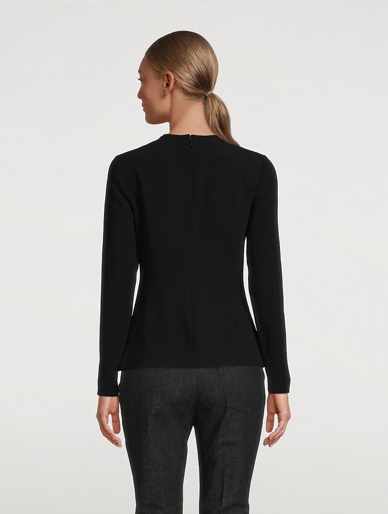Keyhole Cut-Out Sweater
