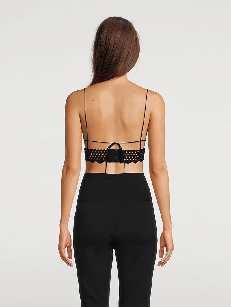 Broderie Anglaise Bralette
